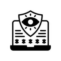 AI Security icon in vector. Illustration vector