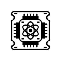 Quantum Computer icon in vector. Illustration vector