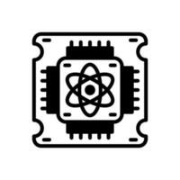 Quantum Computer icon in vector. Illustration vector