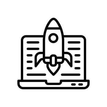 High Speed Computation icon in vector. Illustration vector