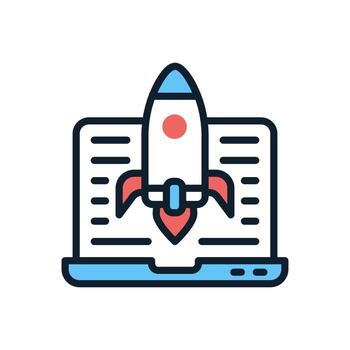 High Speed Computation icon in vector. Illustration vector
