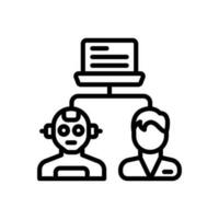 Turing Test icon in vector. Illustration vector