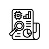 Predictive Analytics icon in vector. Illustration vector