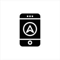 navigate in flat design style vector