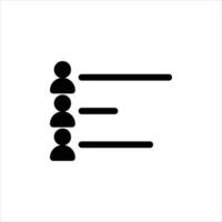 poll in flat design style vector