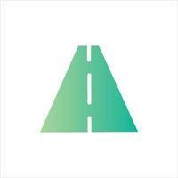 street in flat design style vector