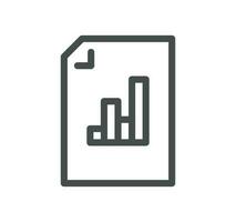 Success and growth related icon outline and linear vector. vector