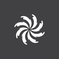 vórtice vector diseño ilustración icono logo modelo