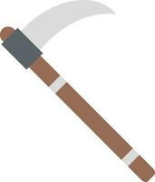 Scythe icon vector image. Suitable for mobile apps, web apps and print media.