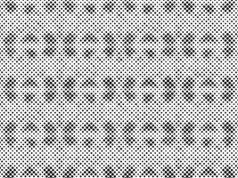 Black and White Halftone Grid. Modern Minimalist Geometric Pattern vector