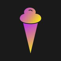 Icecream Cone Vector Icon