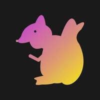 Squirrel Vector Icon