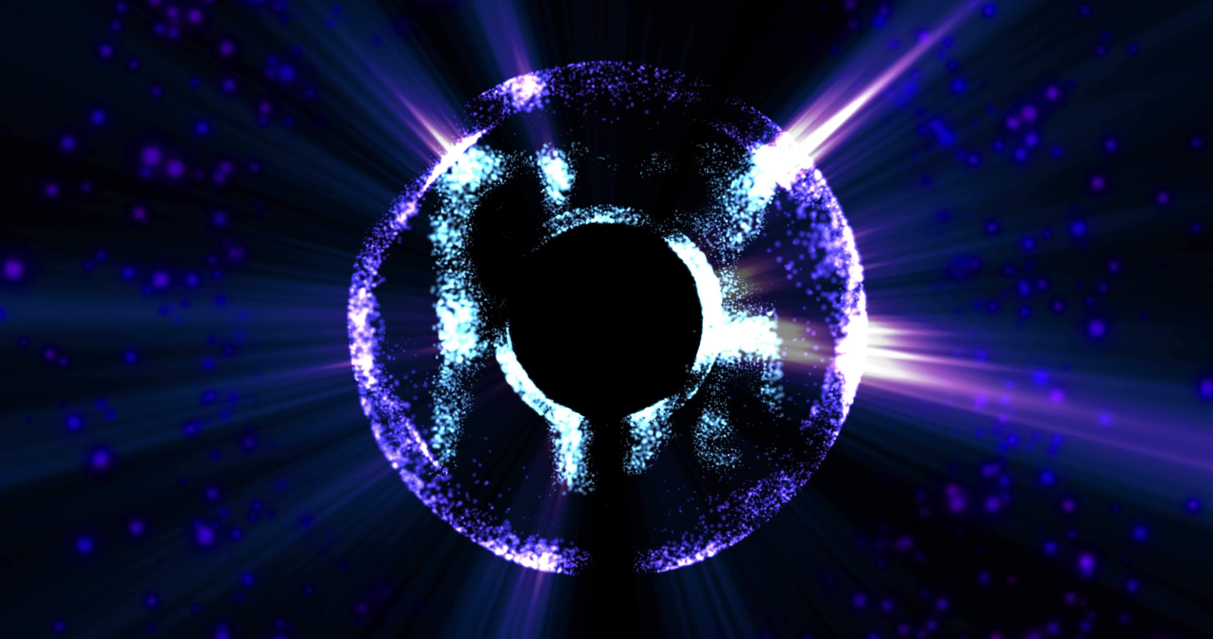 Abstract energy sphere made of particles, magic ball, molecule plasma