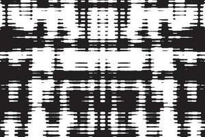 Black and white grunge lines pattern background vector