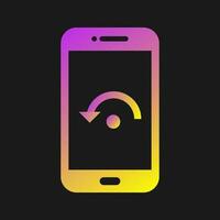 Restart Phone Vector Icon