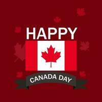 Canada Independence day vector background
