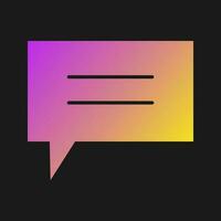 Messaging Vector Icon