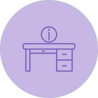 Information Desk Vector Icon