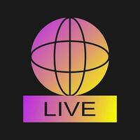 Live News Vector Icon