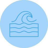 icono de vector de mar