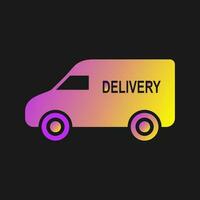 Delivery Car Vector Icon