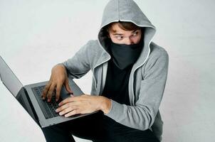 hacker crime anonymity caution balaclava Lifestyle photo