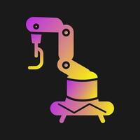 Industrial Robot Vector Icon