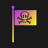 PIrate Flag Vector Icon