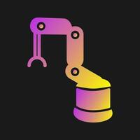 Industrial Robot Vector Icon