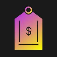 Dollar Tag Vector Icon