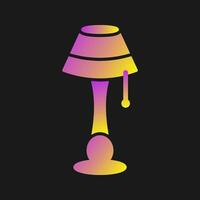 Lamp with stand Vector Icon