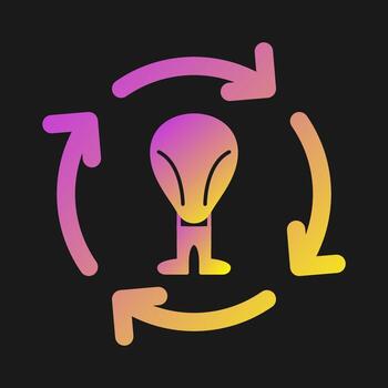 Creative Process Vector Icon