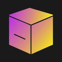 Cube Vector Icon