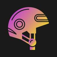 icono de vector de casco