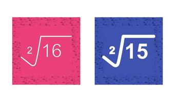 Square Root Vector Icon