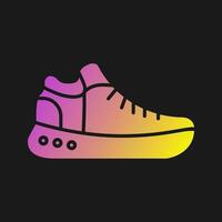 icono de vector de zapato