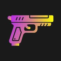 icono de vector de pistola