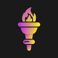 Torch Vector Icon