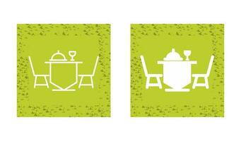 Dinner Table Vector Icon