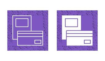 Pay via Card Vector Icon
