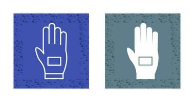 guantes, vector, icono vector