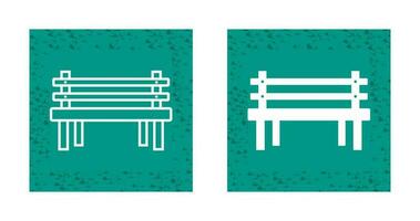 Wooden Bench Vector Icon