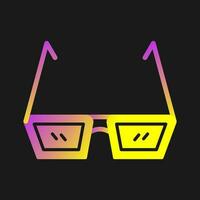 icono de vector de gafas