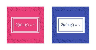 Solving Formula Vector Icon
