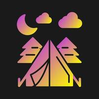 Tent Vector Icon