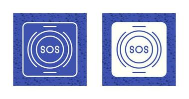 Emergency Button Vector Icon