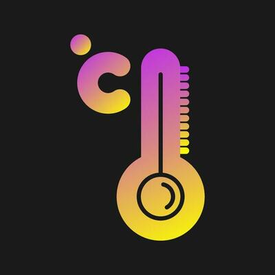 High Temperature Vector Icon