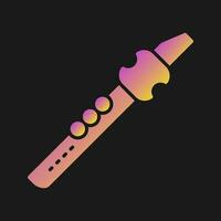 Flute Vector Icon