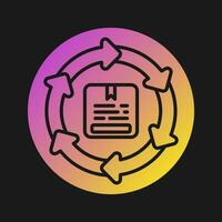 Order Processing Vector Icon