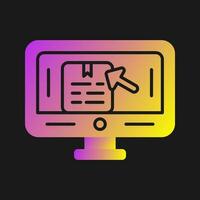 Digital Booking Vector Icon